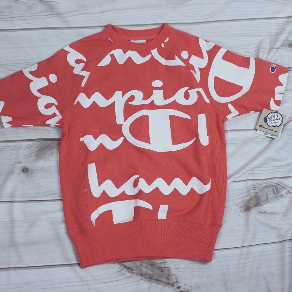 Champion Reverse Weave Short sleeve Crew Neck NWT XS!